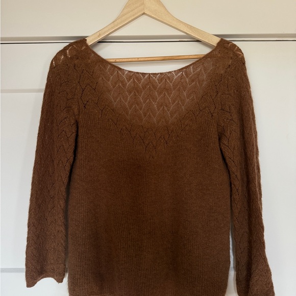Sezane Constance Sweater in Camel color - Picture 2 of 3
